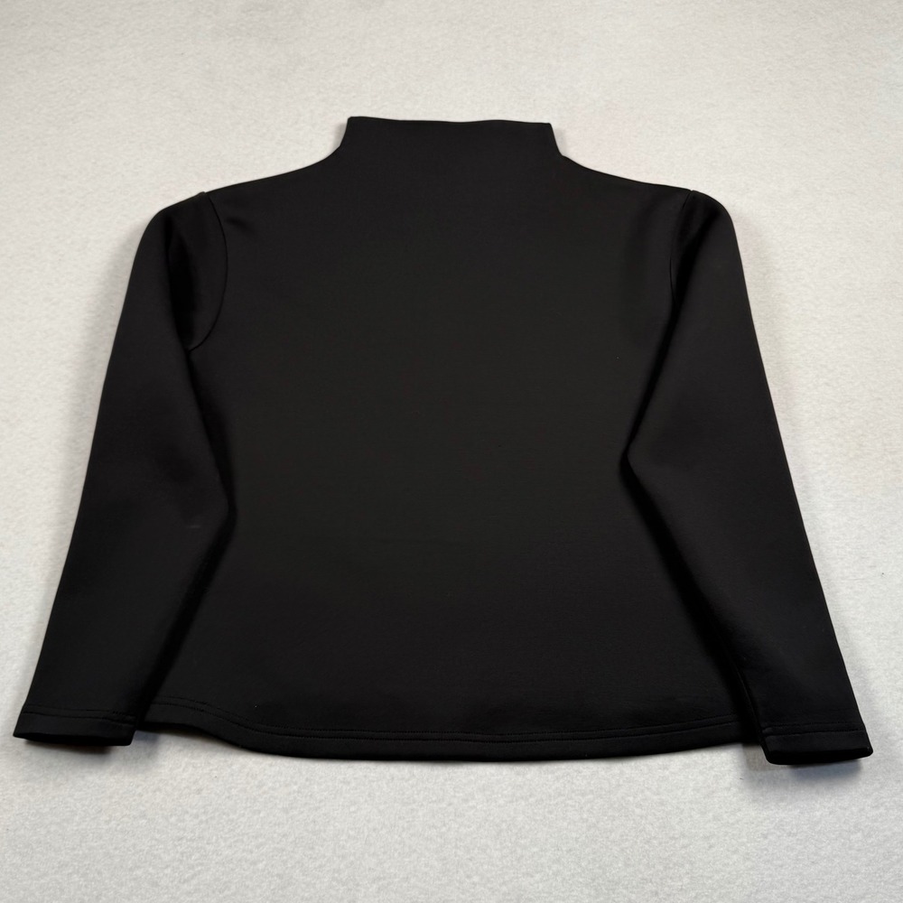 Aday Like A Boss Mock Neck Sweatshirt Womens XS Black Technical Pullover Shirt - Picture 4 of 9